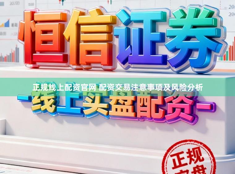 正规线上配资官网 配资交易注意事项及风险分析
